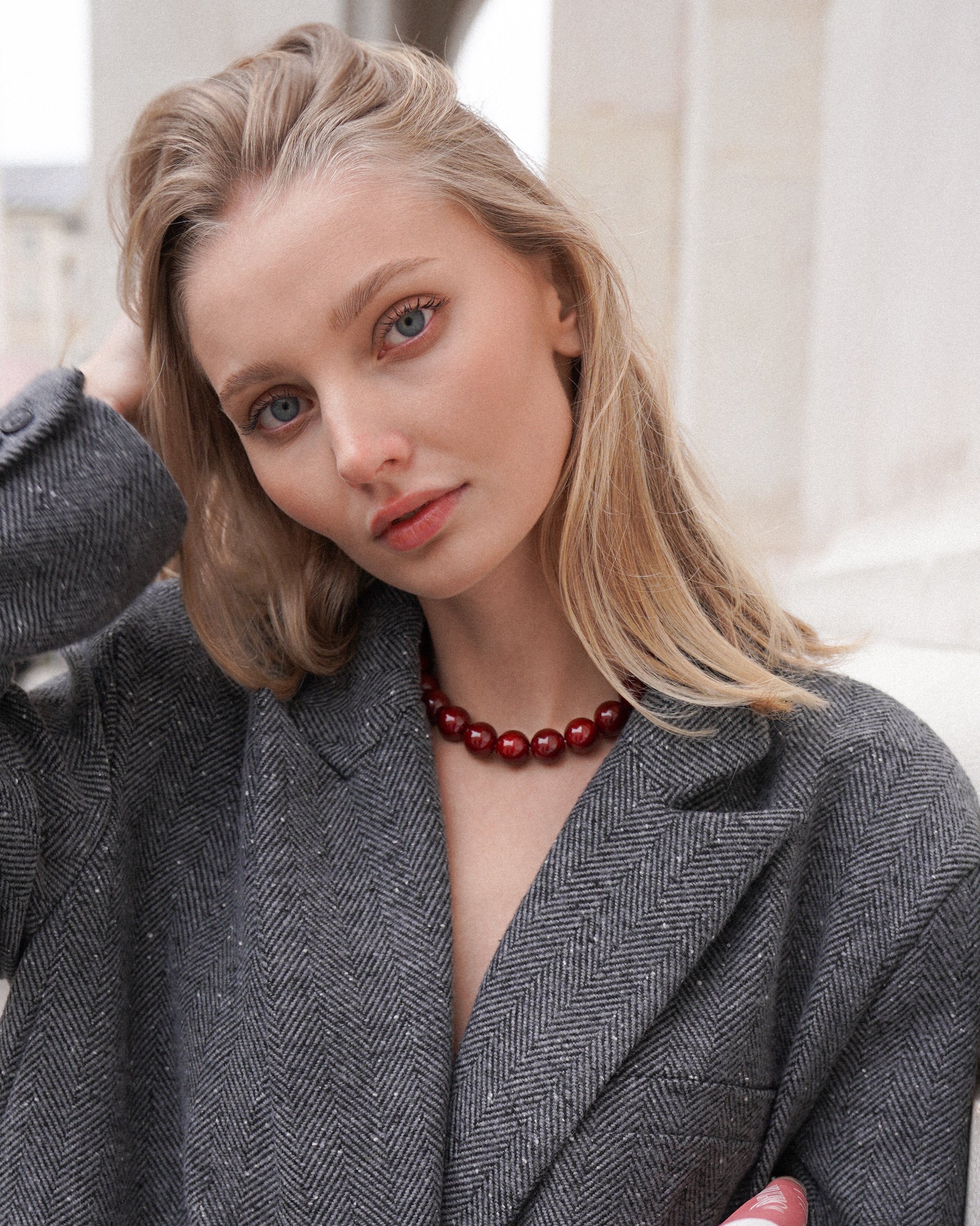 Ruby Red Perlenkette