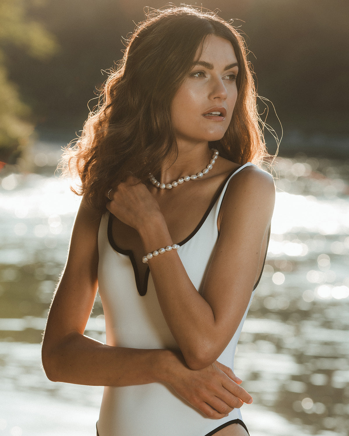 Perlenarmband für Damen