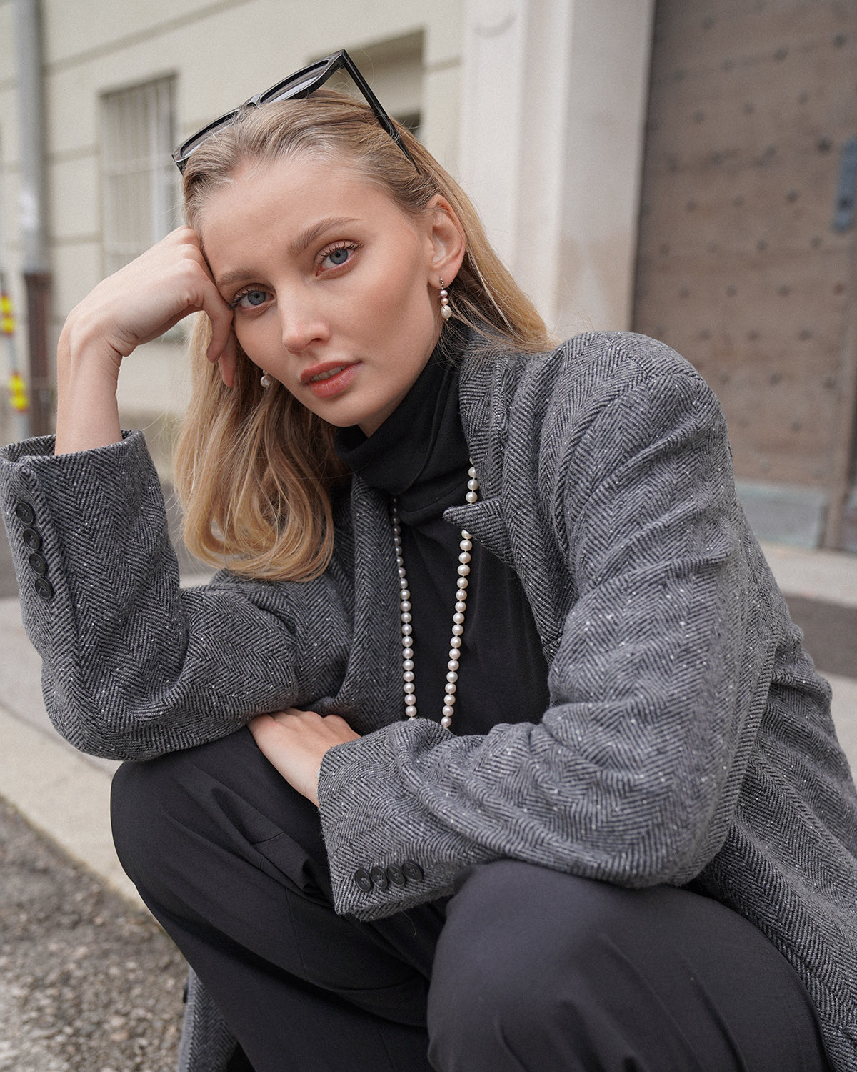 Carrie Bradshaw- lange Perlenkette