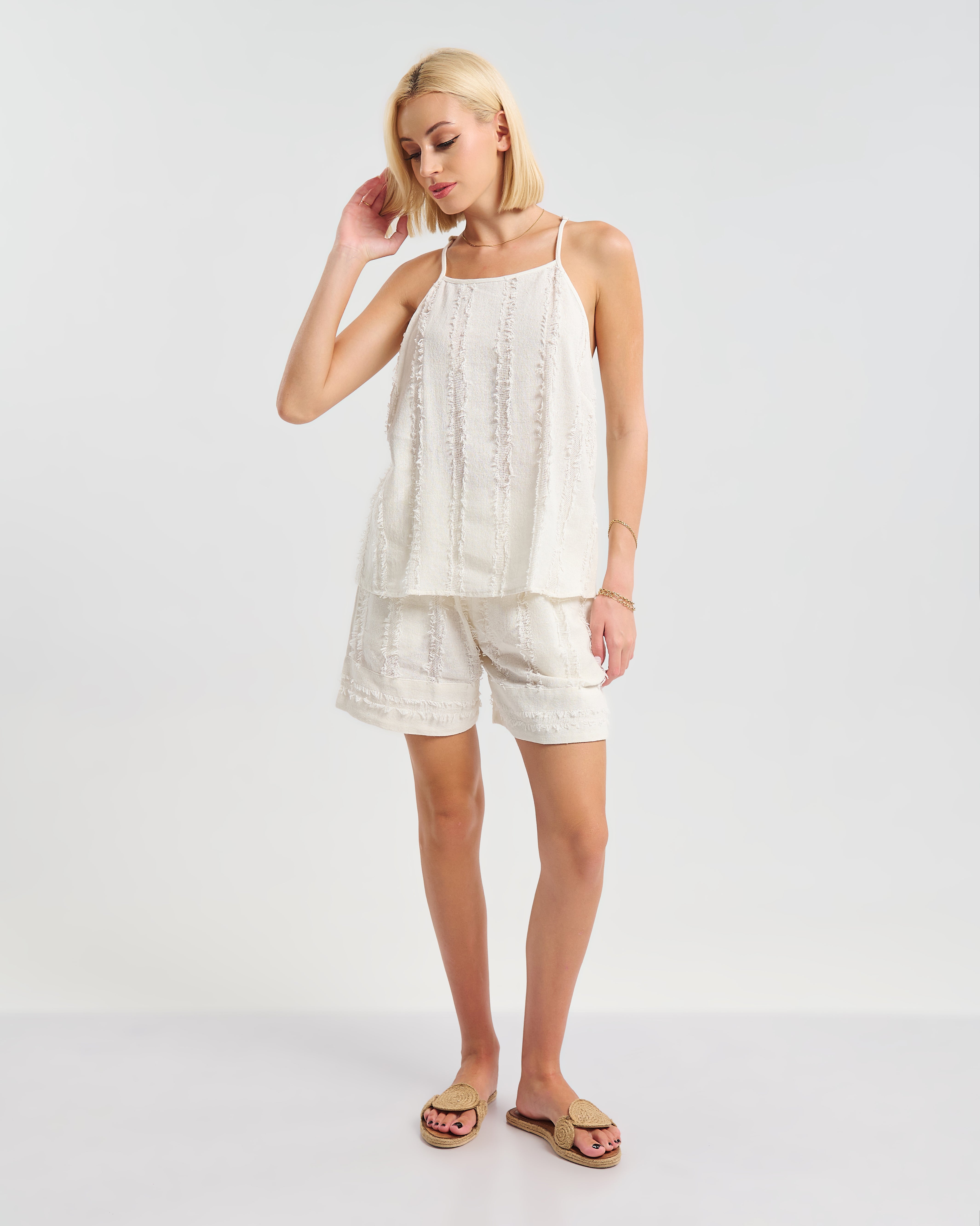 Damen Top aus 100% Baumwolle – Luftig & Sommerlich
