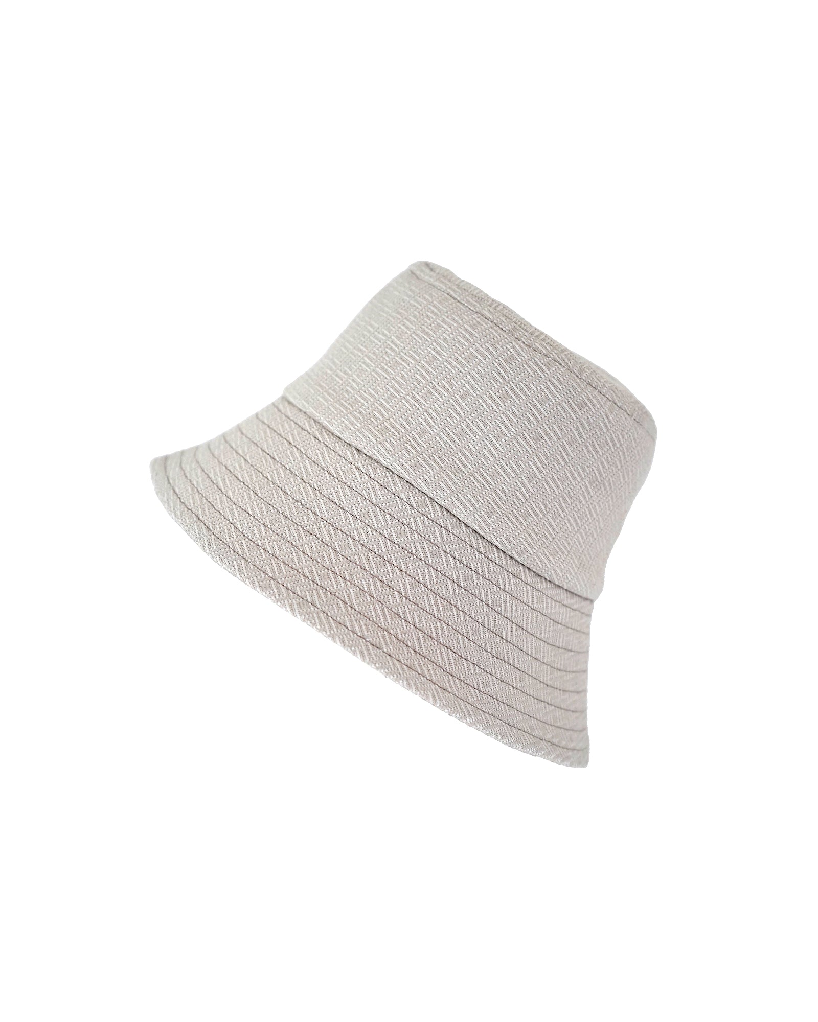 Damen Fischerhut aus 100% Baumwolle in Beige